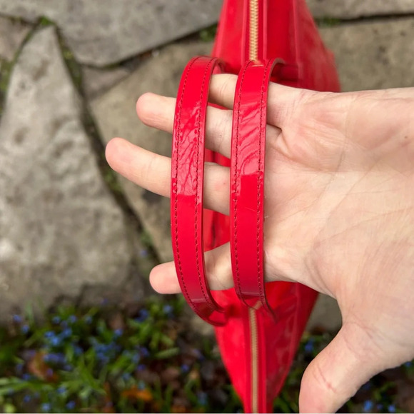 Kate Spade Sophie Camellia Chilli Red Street Tote, 18”x11”x5.5” - Picture 12 of 14